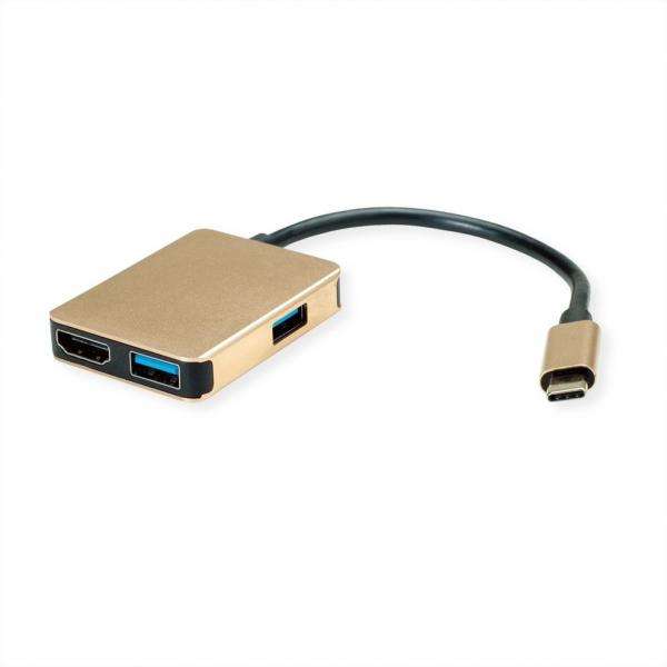 16_12.02.1120_1 Roline Gold Docking Station USB-C