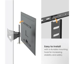 STAFFA TV/MONITOR 43/90 BK NEW MAX 50KG MAX VESA 600*400 TILT