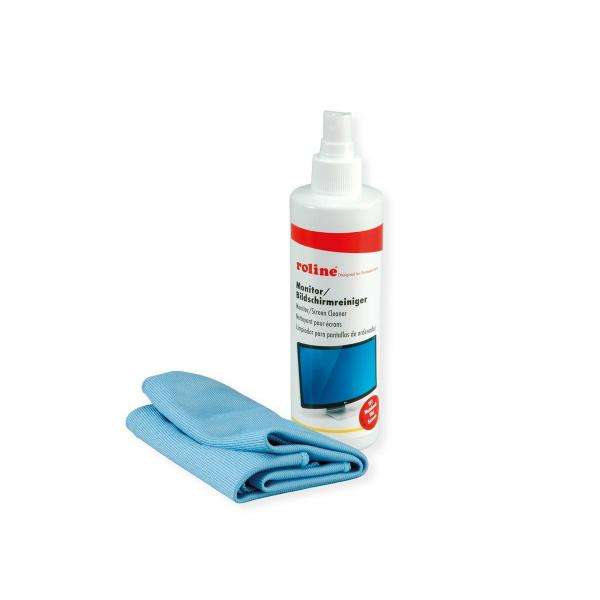 16_19.04.4160_1 ROLINE TFT CLEANER WITH MICROFIBER CLOTH, 250 MLS