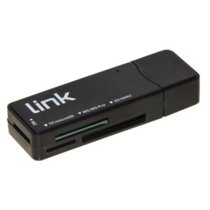 MINI LETTORE SCHEDE USB 3.0 BK MICRODSD/SD/MMC/MS/MSPRO/MSDUAL
