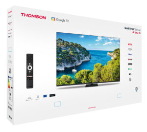 TV 65 THOMSON 4K  SMART UHD T2/C2S2 GOOGLE TV FRAMELESS PIEDE