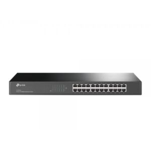 SWITCH 24P 10/100MBPS TP-LINK 19INC H RACK-MOUNT STEEL CASE