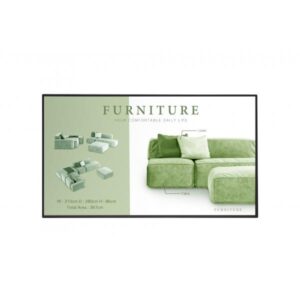 MONITOR 55 IPS 500NIT UHD 4K HDMI DP R 55UM5N-H WEBOS RJ45