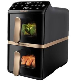 FRIGGITRICE AD ARIA DUALSTACKED 1OL CON FUNZIONE VERTICALE