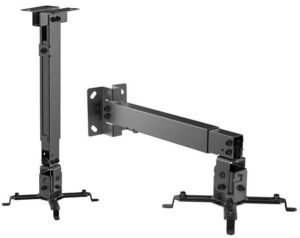 STAFFA PROIETTORE SOFFITTO E PAVIM. ROTAZIONE  FORI MAX37CM