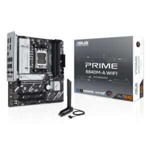 Scheda Madre ASUS PRIME B840M-A WIFI AM5 4D5 4PCIE 4SATA 3M2 HD/2*DP MATX