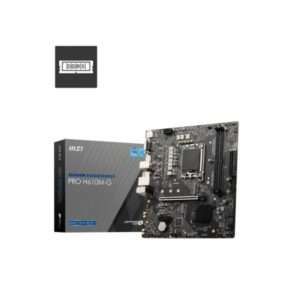 Scheda Madre MSI PRO H610M-G DDR5 ST1700 MATX 2D5 1M.2 4S3 1HDMI 1DP 1VGA 1PCIE