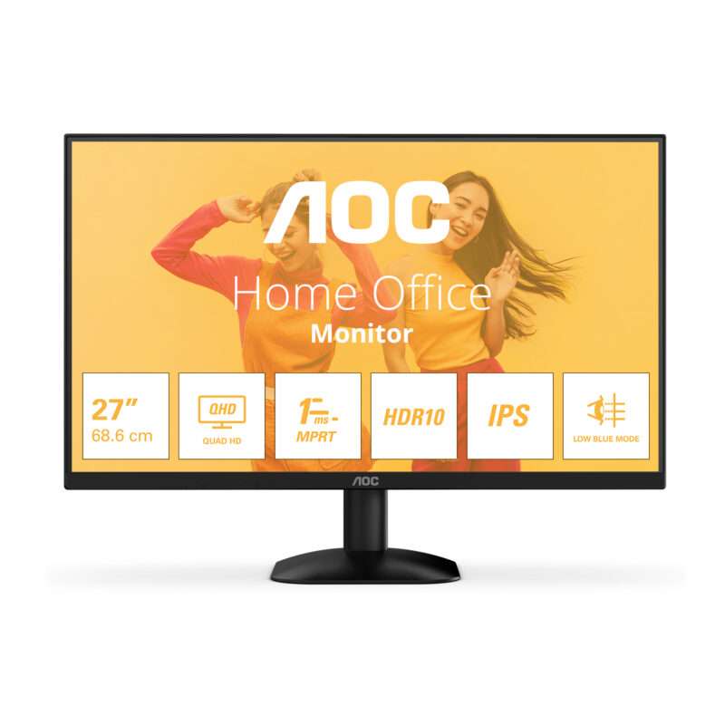 16_Q27B35E_1 MONITOR 27 IPS QHD 2560X1440 HDMI DP AOC Q27B35E