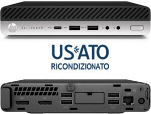 PC RICONDIZIONATO I5 8GB 256GB SSD  DM W11P I5-9500T  800 G5 MINI
