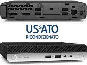 PC RICONDIZIONATO I5 8GB 256GB  DM W11P I5-9500T 400 G5 TINY-MINI