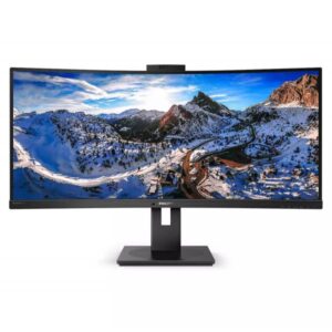 MONITOR 34VA CURVO 21:9 WQHD WEBCAM MM PHILIPS 346P1CRH HDMI DP USBC REG