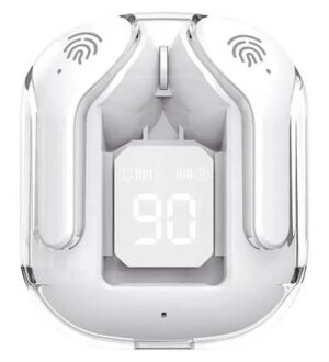 AURICOLARI BLUETOOTH 5.3 USBC DISP BIANCO BATT.300MAH APPLE ANDROID