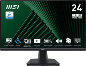 MONITOR 23,8IPS H/DP/V 100HZ MM BK PRO MP245P 1MS 16:9 EPEAT BK