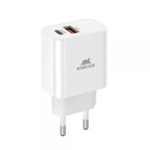 ALIMENTATORE USB-C 20W WHITE 2P USBC/USBA COMPATIBILE IPHONE-SM