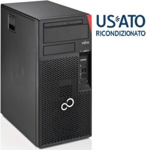 PC RICONDIZIONATO I5 8GB 256SSD  W11P I5-8X00 FUJITSU P758 TOWER