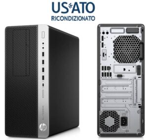 PC RICONDIZIONATO I5 8G 256GB W11P I5-8500 HP 600/800 G4 TOWER