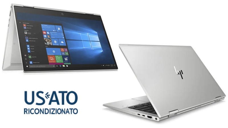 16_REFHP4088W_1 Notebook RICONDIZIONATO I5 13,3 8GB 256SSD FHD W11P I5-1030U HP 1030 X360 G7 TOUCH