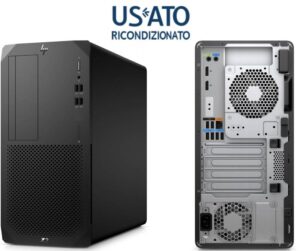 WKST RICONDIZIONATO I5 16G 512NVME 8GBVGA W11P I5-10500 HP Z2 G5 VEGA56 TOWER