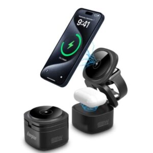 CARICATORE WIFI 4 IN 1 ENERGIZER STAND NERO PS USBC MAGNETIC