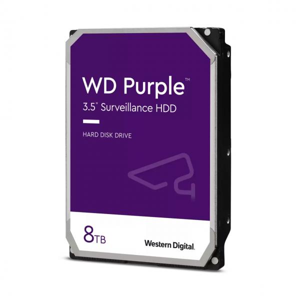 16_WD85PURZ_1 HD 3,5 8TB 5640RPM 256MB PURPLE SATA3 VIDEOSORVEGLIANZA