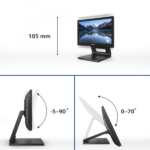MONITOR TOUCH 15,6TN VGA HDMI DP 10TOC DVI IP54 USB3.1 SMOOTHTOUCH 16:9 MM