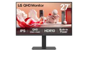 MONITOR 27IPS 2K QHD HDMI DP USB MM LG 27BA54QB-B PIVOT REG ALTEZZA