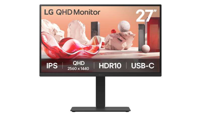 MONITOR 27IPS 2K QHD USB65W 2HDMI 2DP 27BA75QB-B REG ALTEZZA PIVOT MM