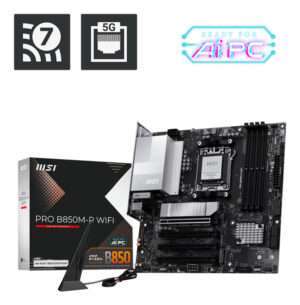 Scheda Madre MSI PRO B850M-P WIFI AM5 4DDR5 4PCIE 4M2 4SATA HD/DP MATX