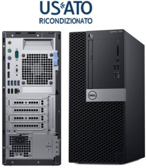 PC RICONDIZIONATO I7 16GB 512SSD NVME W11P I7-8700 DELL 7060 TOWER