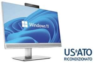 AIO RICONDIZIONATO 24 I5 8GB 256SSD W11P I5-8500  800 G4 WEBCAM &ndash; NO WIFI