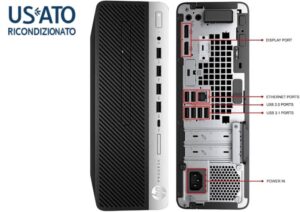 PC RICONDIZIONATO I5 16GB 256GB SFF W11P I5-10400F 600 G6 VGA 1GB