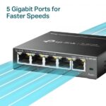 Switch 5P GIGABIT EASY SMART MTU/PO RT/TAG-BASED VLAN