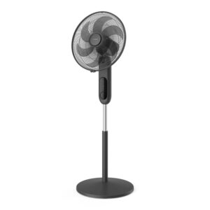 Ventilatore FAN 6 PALE 3 MODALIT PIANTANA NERA CON AROMATERAPIA