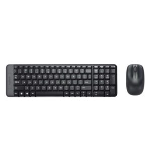 Tastiera MK220 LOG WIRELESS+MOUSE NERA USB RETAIL
