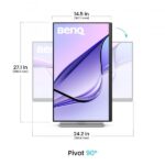 MONITOR 27 IPS DESIGNED FOR MAC MM BENQ MA270U 4K UHD USBC HDMI PIVOT
