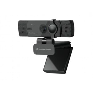 Webcam 4K AUTOFOCUS DOPPIO MIC. BK 3840*2160 60FPS USB 2.0 PRIVACY