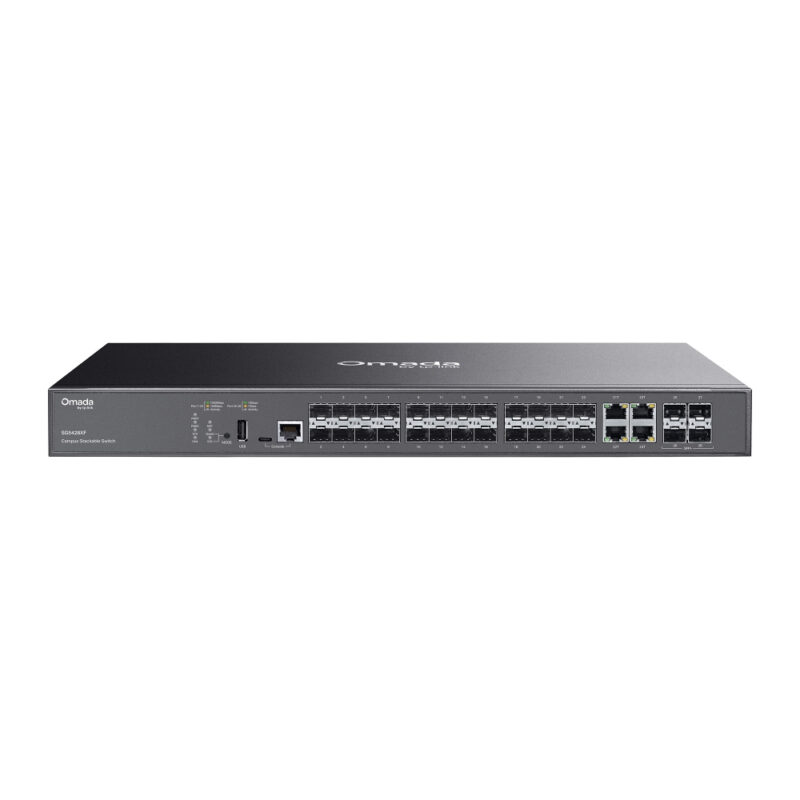 Switch 24P GIGABIT POE+ 4SLOT SFP+ 10GE MANAGED L2+ 1P USB 1P RJ45